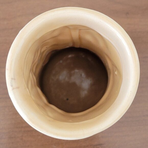 Vintage 1950s Tiki Style Figural Tropical Vase Mid Century Japanese Pottery 8” - Picture 10 of 12